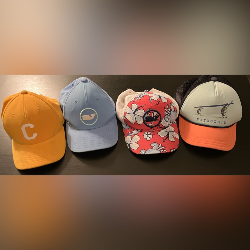 ***SOLD*** Boys SnapBack Caps - Patagonia and Vineyard Vines - Good Condition